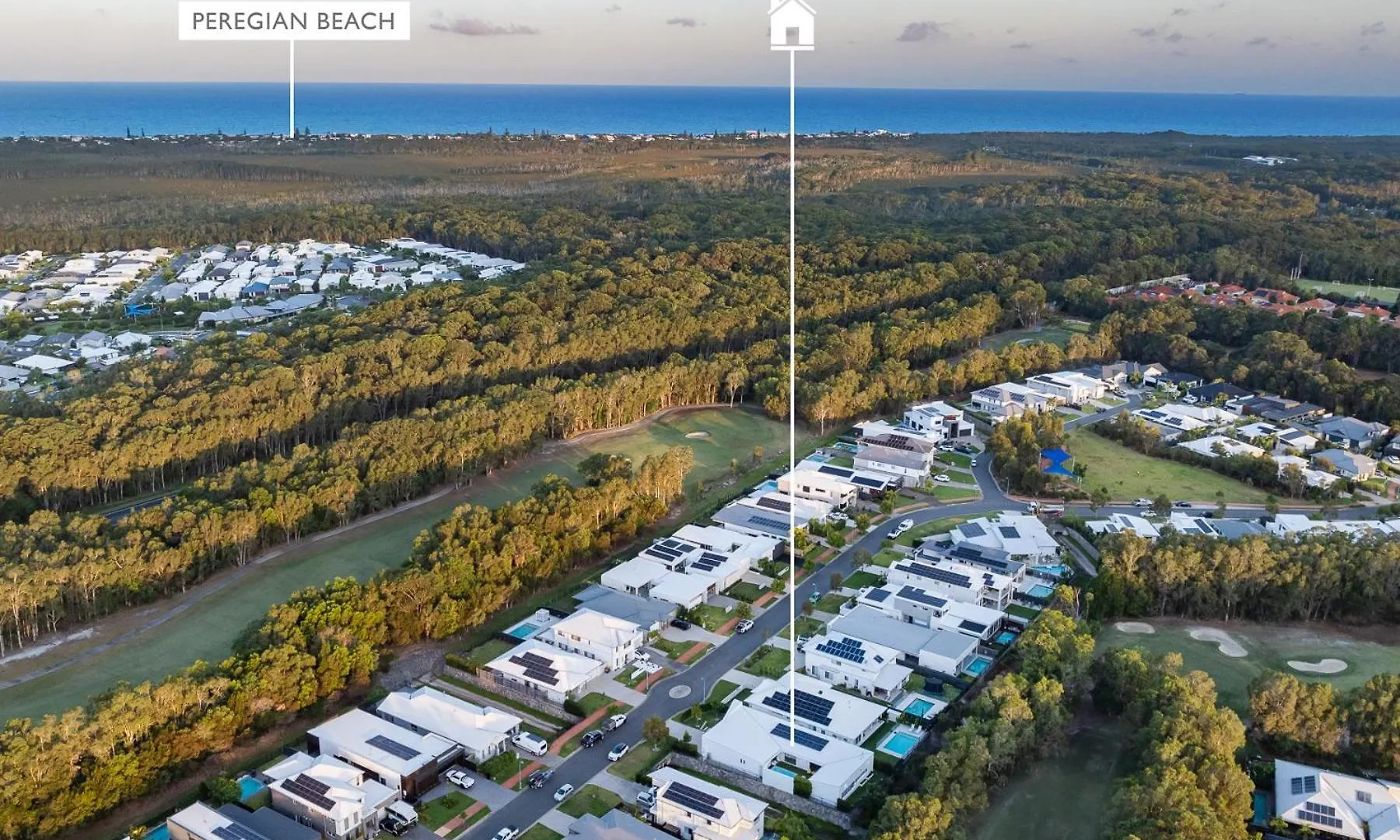 Вилла The Luxury White House Peregian Springs